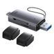 USB-хаб Baseus Lite Series USB-A & Type-C to SD/TF Card Reader Grey WKQX060113 фото 6