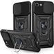 Ударостійкий чохол Camshield Serge Ring для Apple iPhone 7 / 8 / SE (2020) (4.7") Black 208-05576 фото 1