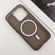 Чохол TPU+PC Lily with MagSafe для Apple iPhone 13 Pro Max (6.7") Dark Gray 214-03611 фото 4
