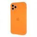 Силіконовий чохол з квадратними бортиками для iPhone 11 Pro Orange 208-00881 фото