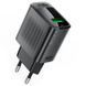 Сетевое зарядное устройство ACEFAST A90 QC18W GaN single USB-A charger (EU) Black 6974316283249 фото 1