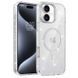 Чехол TPU Eclipse Sparkle (MagFit) для Apple iPhone 16 (6.1") Clear 214-03768 фото 1