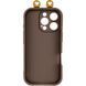 Чехол TPU Toys Case with Ears для Apple iPhone 16 Pro (6.3") Brown 208-05345 фото 3