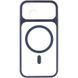 Чехол TPU+PC GETMAN Moon Clear with MagSafe для Apple iPhone 15 (6.1") Blue 656-08428 фото 2