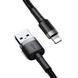 Кабель Baseus Cafule Cable USB For Lightning 1.5A 2m Gray+Black CALKLF-CG1 фото 5