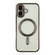 Чохол TPU Metallic Chrome Full Camera with Magsafe для iPhone 17 Chrome Black 214-04606 фото 1