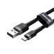 Кабель Baseus Cafule Cable USB For Lightning 1.5A 2m Gray+Black CALKLF-CG1 фото 7