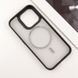 TPU+PC чохол Blueo Skin Friendly Frosted with MagSafe для Apple iPhone 14 Pro Max (6.7") Black 777-07911 фото 5
