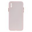 Силіконовий чохол Ultra-thin Matte TPU with Frame для iPhone Xs Max Рожевий 208-01082 фото