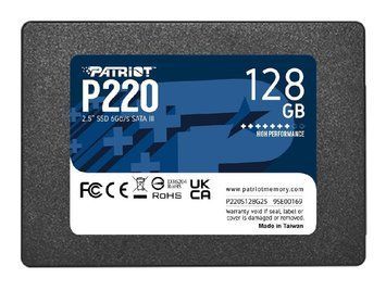 Накопитель SSD Patriot P220 128GB 2.5" 7mm SATAIII P220S128G25 фото