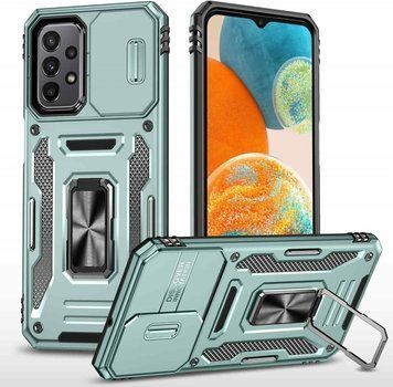 Ударопрочный чехол Camshield Army Ring для Samsung Galaxy A13 4G / A04s Light Green 777-05118 фото