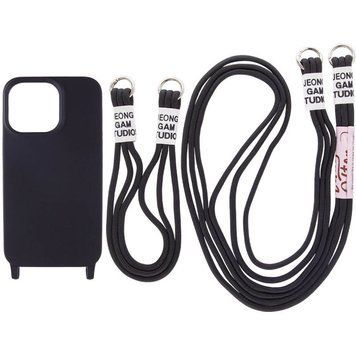 Чехол TPU two straps California для iPhone 12 Pro / 12 Black 208-05631 фото