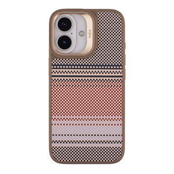 Чохол Kajsa Resort Collection Gradient Stripe with MagSafe для iPhone 17 Desert Gold 2020000507567 фото