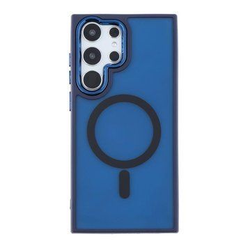 Чехол TPU+PC Space Magnetic Color with Magsafe для Samsung Galaxy S23 Ultra 5G (S918) Dark Blue 214-02173 фото