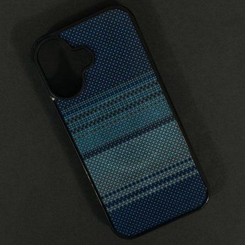 Чехол Gloss Elite Carbonique Magnetic для iPhone 17 Pixel Blue 208-06285 фото