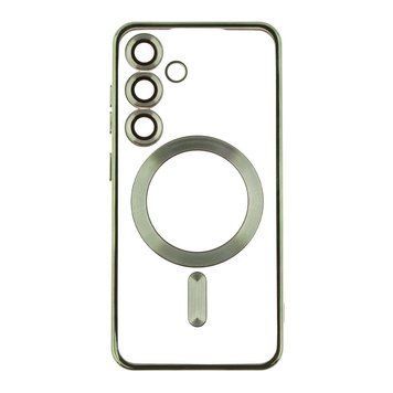 Чехол Wave TPU Metallic with Magsafe для Samsung Galaxy S24 (S921) Green 555-00196 фото