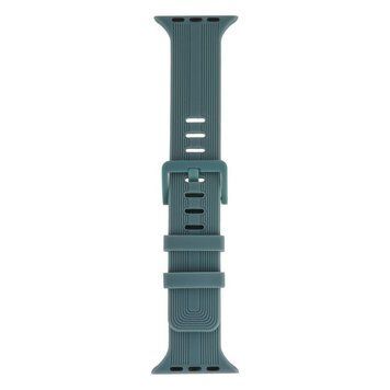 Ремешок для Apple Watch Band Silicone Shine 42/44/45/49 mm Dark Green 212-01151 фото
