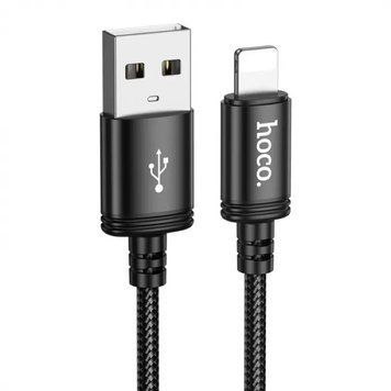 Кабель HOCO X91 Radiance charging data cable for iP(L=3M) Black 6931474788702 фото