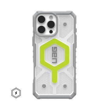 Ударопрочный чехол Pathfinder Mag Clear для iPhone 16 Pro All Light Green 666-02449 фото