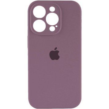 Силиконовый чехол с закрытой камерой для iPhone 15 Pro Max Taro Purple 666-01157 фото