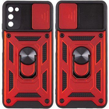 Ударостійкий чохол Camshield Serge Ring для Samsung Galaxy A03s Red 777-04678 фото