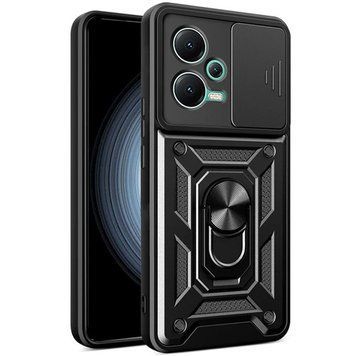 Ударопрочный чехол Camshield Serge Ring для Xiaomi Poco X5 5G / Note 12 5G Black 777-04522 фото