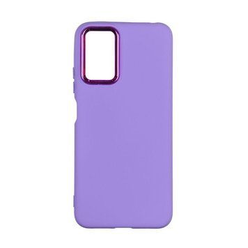 Чехол Silicone Cover Metal frame для Xiaomi Redmi Note 10 / Note 10s Elegant purple 208-03465 фото