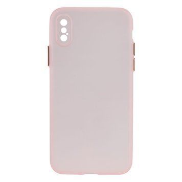 Силиконовый чехол Ultra-thin Matte TPU with Frame для iPhone Xs Max Розовый 208-01082 фото