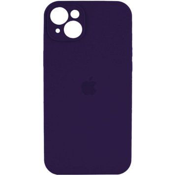 Силіконовий чохол з закритою камерою для iPhone 14 Berry Purple 666-00795 фото