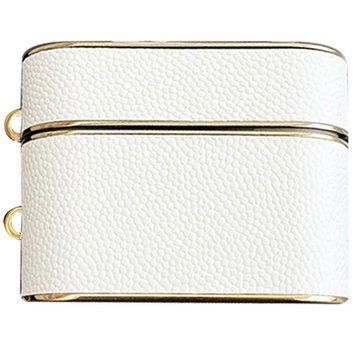 Кожаный футляр Suitcase для наушников AirPods 3 white 203-00354 фото