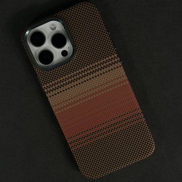 Чехол Elite Carbon Matte BOX Magnetic для iPhone 16 Pro Pixel Red 208-06335 фото