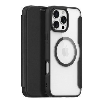Чехол-книжка Dux Ducis Skin X Pro with MagSafe для iPhone 16 Pro Pure Black 757-00517 фото