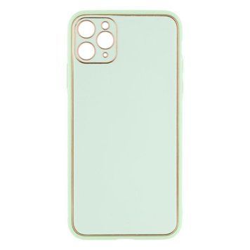 Чохол Leather Gold with Frame для iPhone 11 Pro Max Mint 207-00339 фото