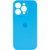 Силиконовый чехол с закрытой камерой для iPhone 16 Pro Max Light Blue 666-01313 фото