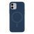 Чехол Glow Silicone Case with Magsafe для iPhone 12/12 Pro Dark blue 214-03834 фото