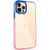 Чохол TPU+PC Fresh sip series для Apple iPhone 12 Pro / 12 (6.1") Рожевий / Синій 777-06734 фото