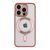 Чехол TPU Metallic Chrome Full Camera with Magsafe для iPhone 15 Pro Max Rose 214-02932 фото