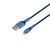 Кабель USB Hoco X65 Lightning 1m Синій 209-00341 фото