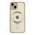 Чехол TPU Metallic Chrome Full Camera with Magsafe для iPhone 15 Gold 214-02882 фото