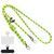Шнурок с двумя креплениями (8мм) 150см Neon Green 555-03255 фото