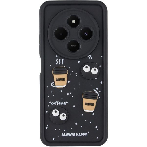 Чохол TPU Toys Case для Xiaomi Redmi 14C / Poco C75 Black/Always Happy 777-03842 фото