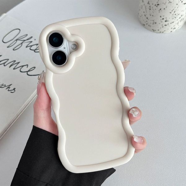 Чехол TPU Ripple для Apple iPhone 16 Plus (6.7") Antique White 555-01022 фото