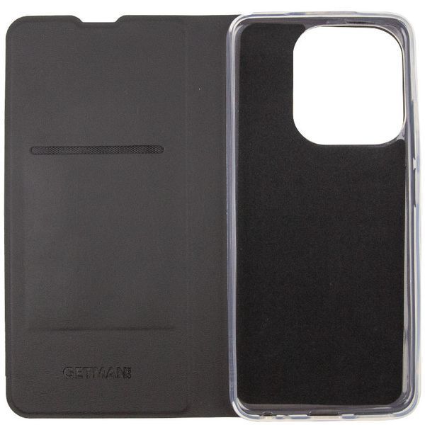 Шкіряний чохол-книжка GETMAN Elegant для Tecno Spark Go 2023 Чорний 555-01553 фото