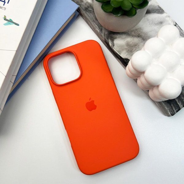 Силіконовий чохол для iPhone 16 Pro Orange 666-01211 фото