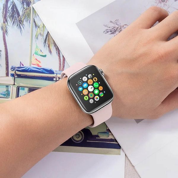 Ремінець Hoco WA01 Flexible series Apple watch (42/44/45/49mm) Powder Sand 212-01314 фото