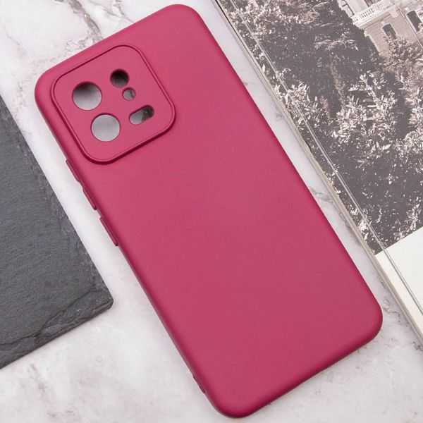 Чехол Silicone Cover Lakshmi Full Camera для Xiaomi 13 Marsala 777-06974 фото