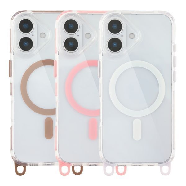 Чохол TPU+PC LanyardCase with MagSafe для iPhone 17 White 2020000499954 фото