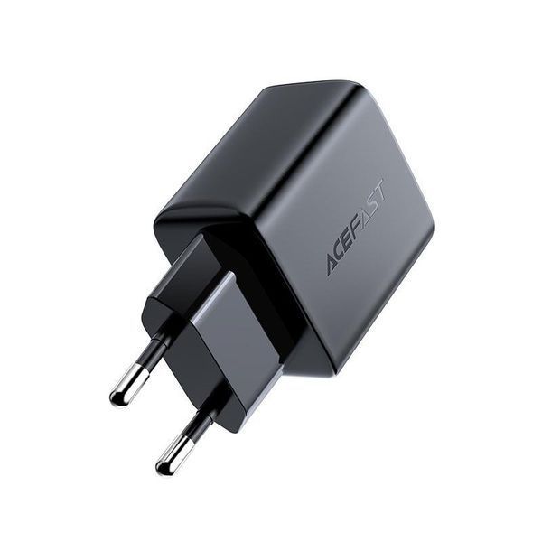 Мережевий зарядний пристрій ACEFAST A1 PD20W single USB-C charger Black 6974316280033 фото