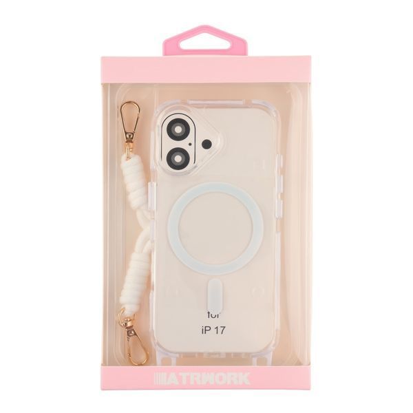 Чохол TPU+PC LanyardCase with MagSafe для iPhone 17 White 2020000499954 фото