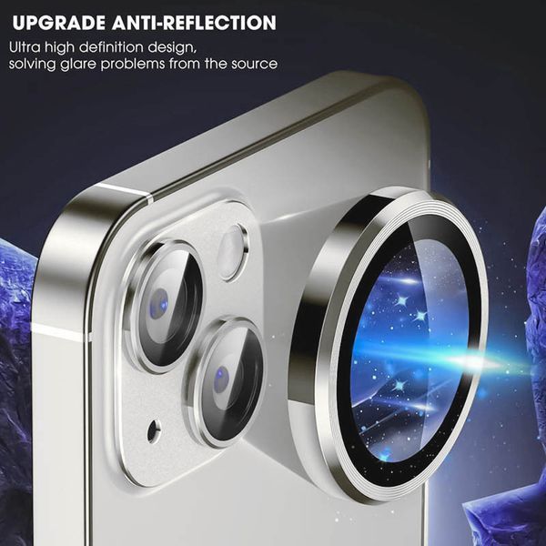 Захисне скло Metal Classic на камеру для Apple iPhone 14 (6.1") / 14 Plus (6.7") Silver 204-00425 фото